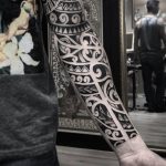 tribal maori blackwork pedro veloso tattoo